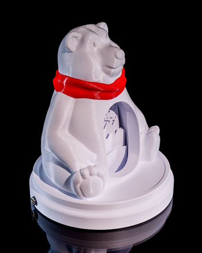 Weihnachtsdekoration Eisbär LED-Lampe Weihnachtsdeko LED-Lampe Groß 20CM