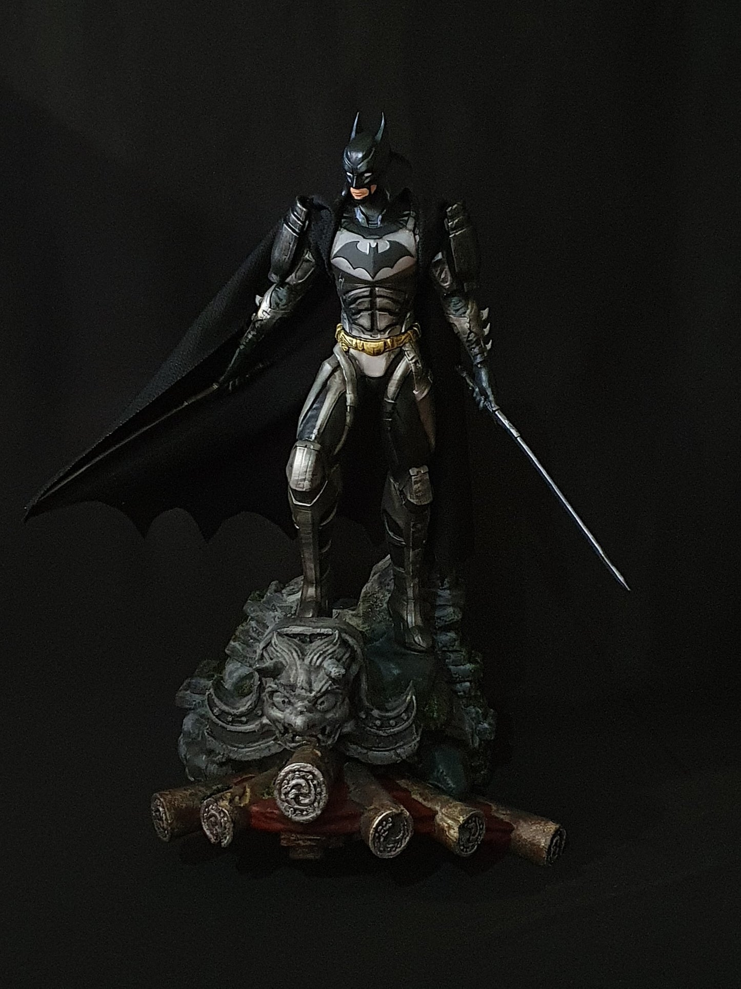 Batman Justice League Armored Figure Samurai Batman Object Large 25CM