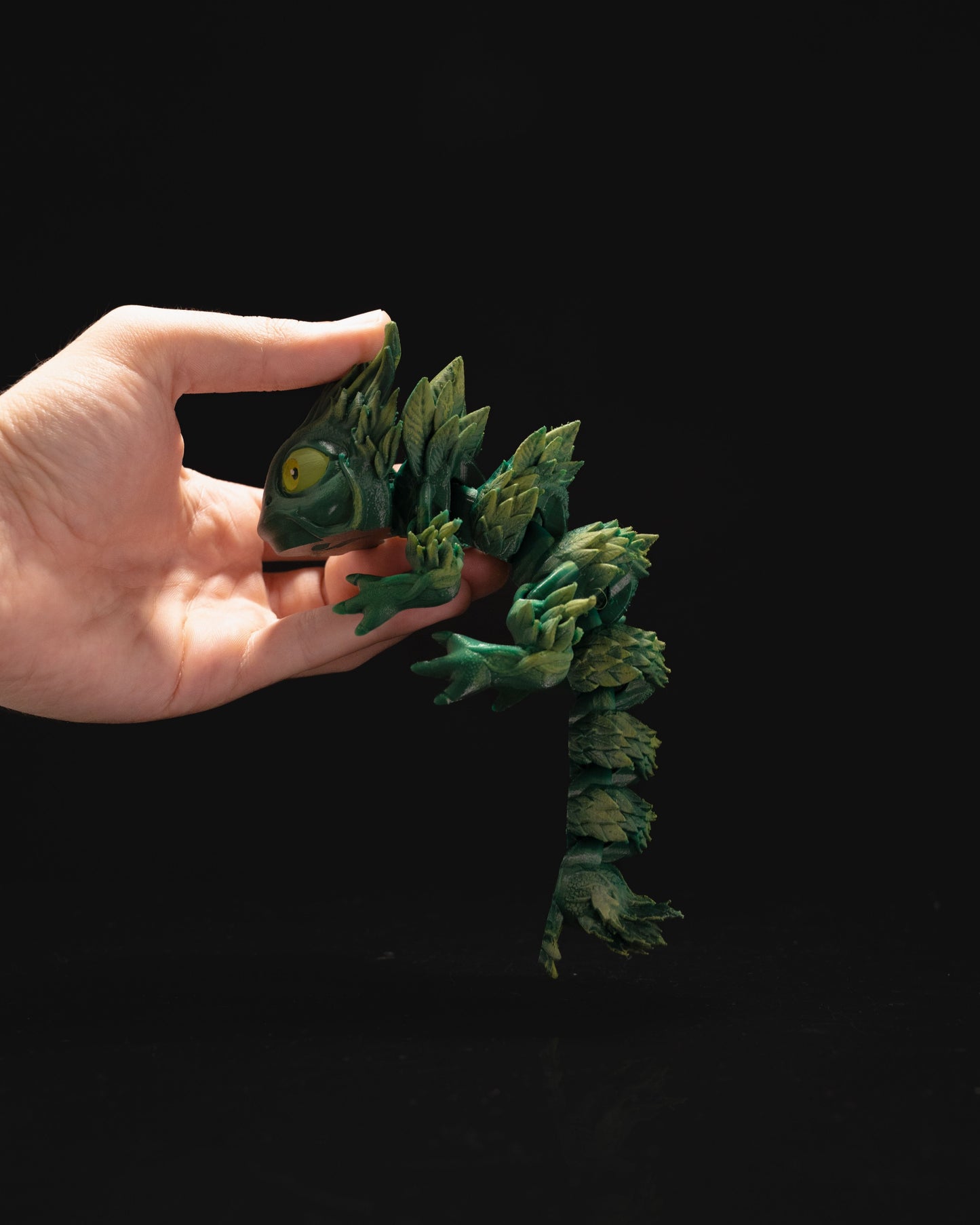 Wald-Drache Grün Baby-Drache Bewegliches Spielzeug