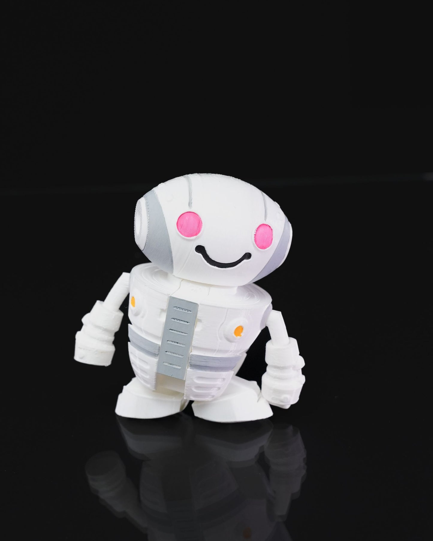 Roboterfigur mit beweglichem Gesichtsausdruck, 14 cm