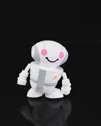 Roboterfigur mit beweglichem Gesichtsausdruck, 14 cm