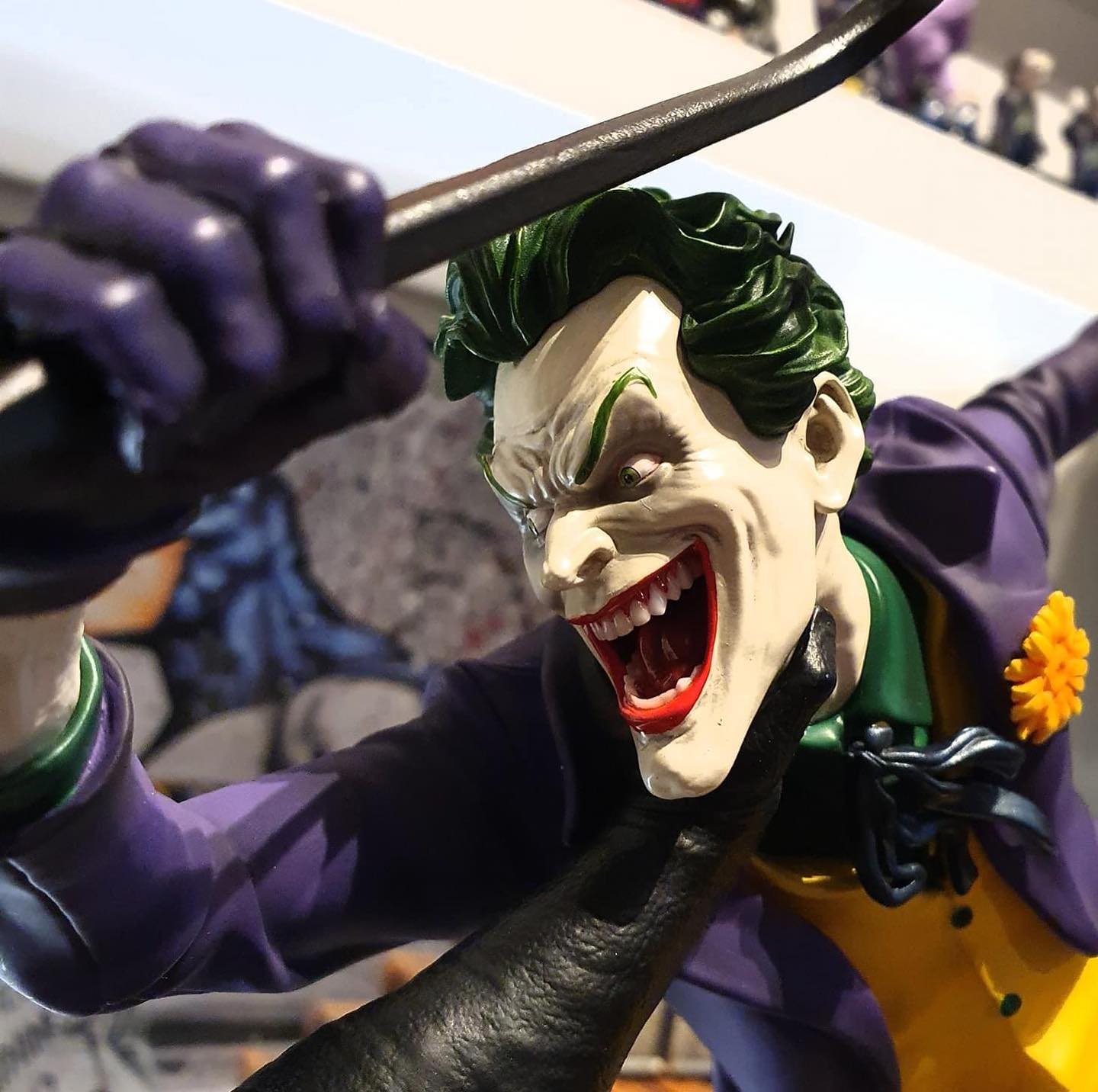 Batman vs. Joker Kampf Figur DC Batman und Joker Kampf Objekt 25CM Großformat