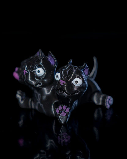 Harry Potter Der Stein der Weisen Cerberus Zweiköpfiger Hund Fluffy Bewegliches Spielzeug 13