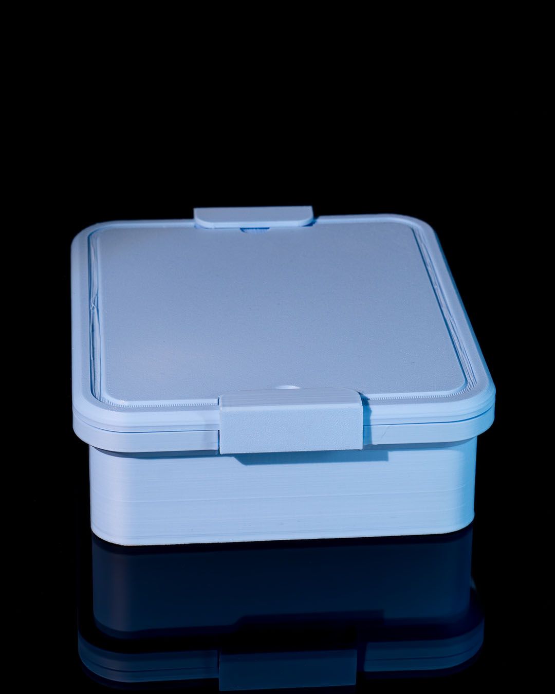 Harte Kunststoff-Aufbewahrungsbox mit Schloss, Brotdose mit Schloss, 17 CM