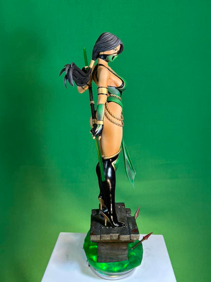 Mortal Kombat Jade Figur Mortal Kombat Jade Objekt Groß 25CM