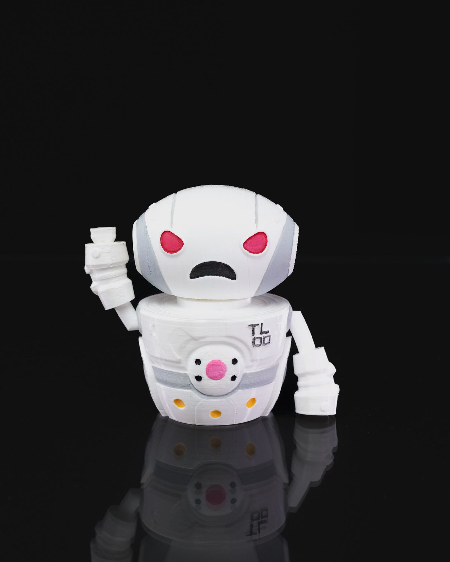 Roboterfigur mit beweglichem Gesichtsausdruck, 14 cm