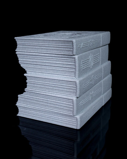 Buch mit Heldenmotiv, Dekoobjekt, groß, 20 cm