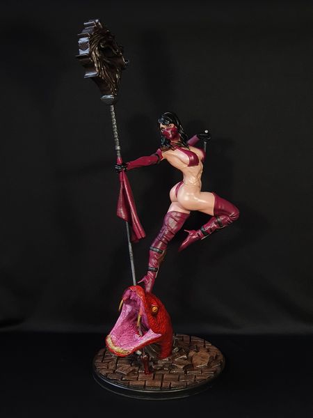 Mortal Kombat Mileena Figur Mortal Kombat Mileena Objekt Groß 25CM