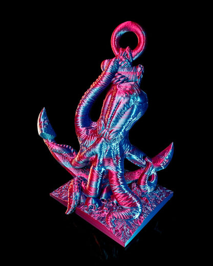 Eisen werfende Kraken-Objekt Oktopus Desktop Dekoration Groß 25CM