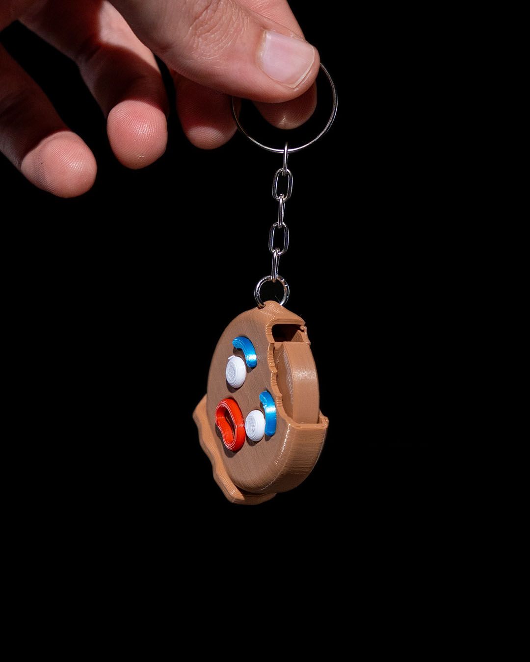 Shrek Lebkuchenmann Kopf Animierter Schlüsselanhänger Taschenanhänger 4CM
