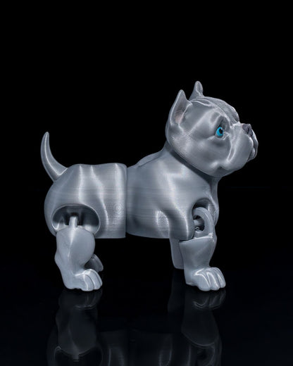 Amerikan Bully Hund Spielzeug Pitbull Bewegliches Spielzeug 15CM