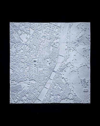 Florence 3D Stadt-Skyline Dekorative Minimalistische Wandkunst