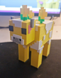 Minecraft Moobloom Bemalte Figur Minecraft Objekt 15CM