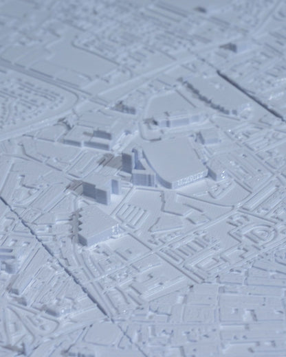 Liverpool 3D Stadt-Skyline Dekorative Minimalistische Wandkunst England