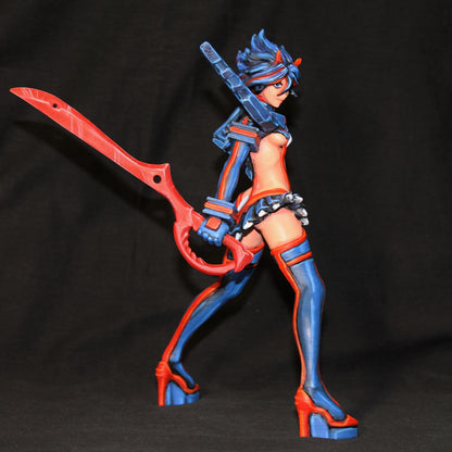 Kill la Kill Ryūko Matoi Figur Manga Bemalte Figur Große Größe 25CM
