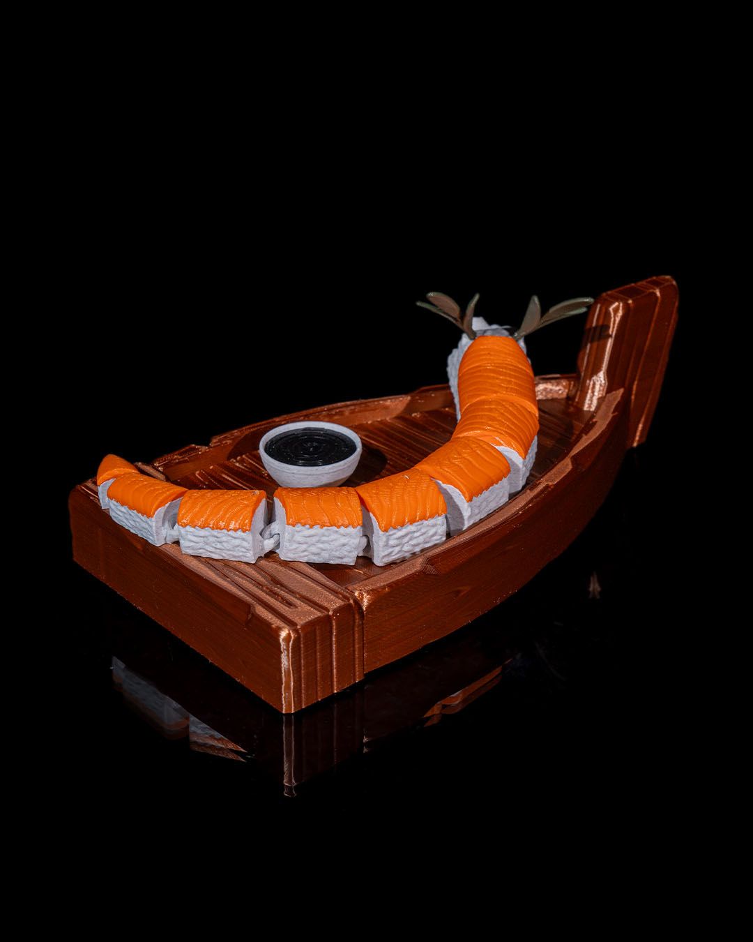 Sushi Drache Dekorationsobjekt Japanisches Dekorationsobjekt 16CM