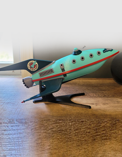 Futurama Planet Express Raumschiff Bemalte Figur Futurama Planet Express Schiff