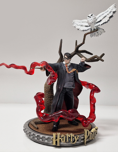 Harry Potter und Eule Figur Harry Potter 4K ULTRA HD Bemalte Figur Groß