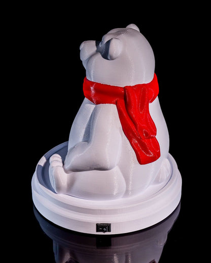 Weihnachtsdekoration Eisbär LED-Lampe Weihnachtsdeko LED-Lampe Groß 20CM