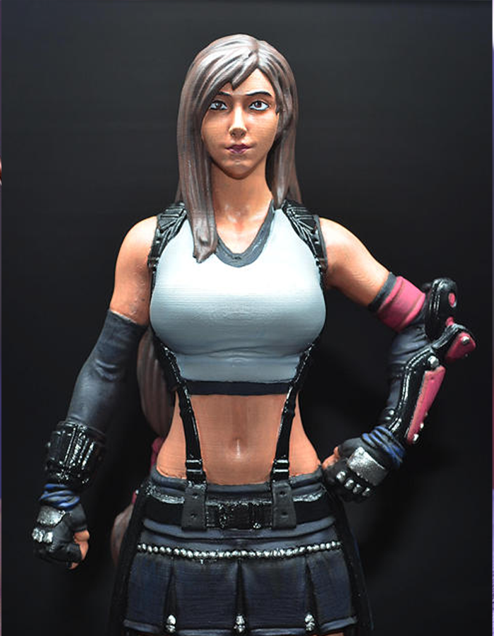 Final Fantasy Tifa Lockhart Figur Final Fantasy Prinzessin Rosa Objekt Groß 25CM