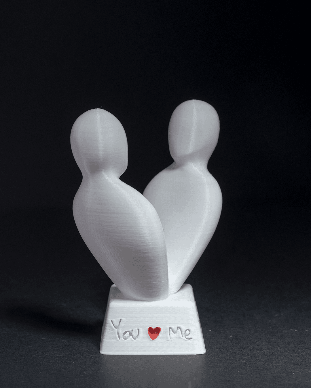 Personalisierte Romantische Valentinstagsgeschenk Paar-Skulptur Desktop Dekorationsobjekt