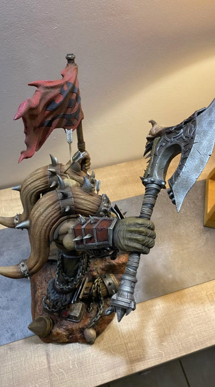 World Of Warcraft Hellscream Figur WOW Garrosh Hellscream Objekt 25CM Groß