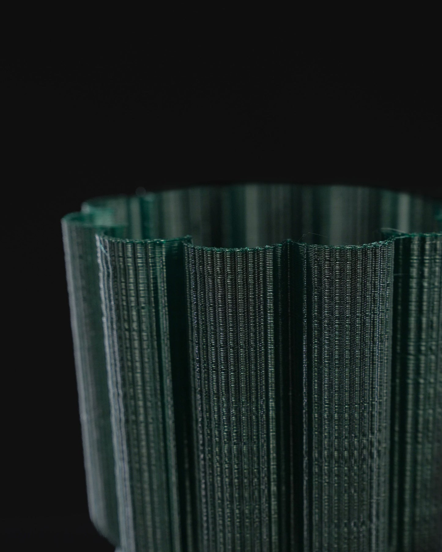 Mr. Cool Dekorative skandinavische schwarze Vase