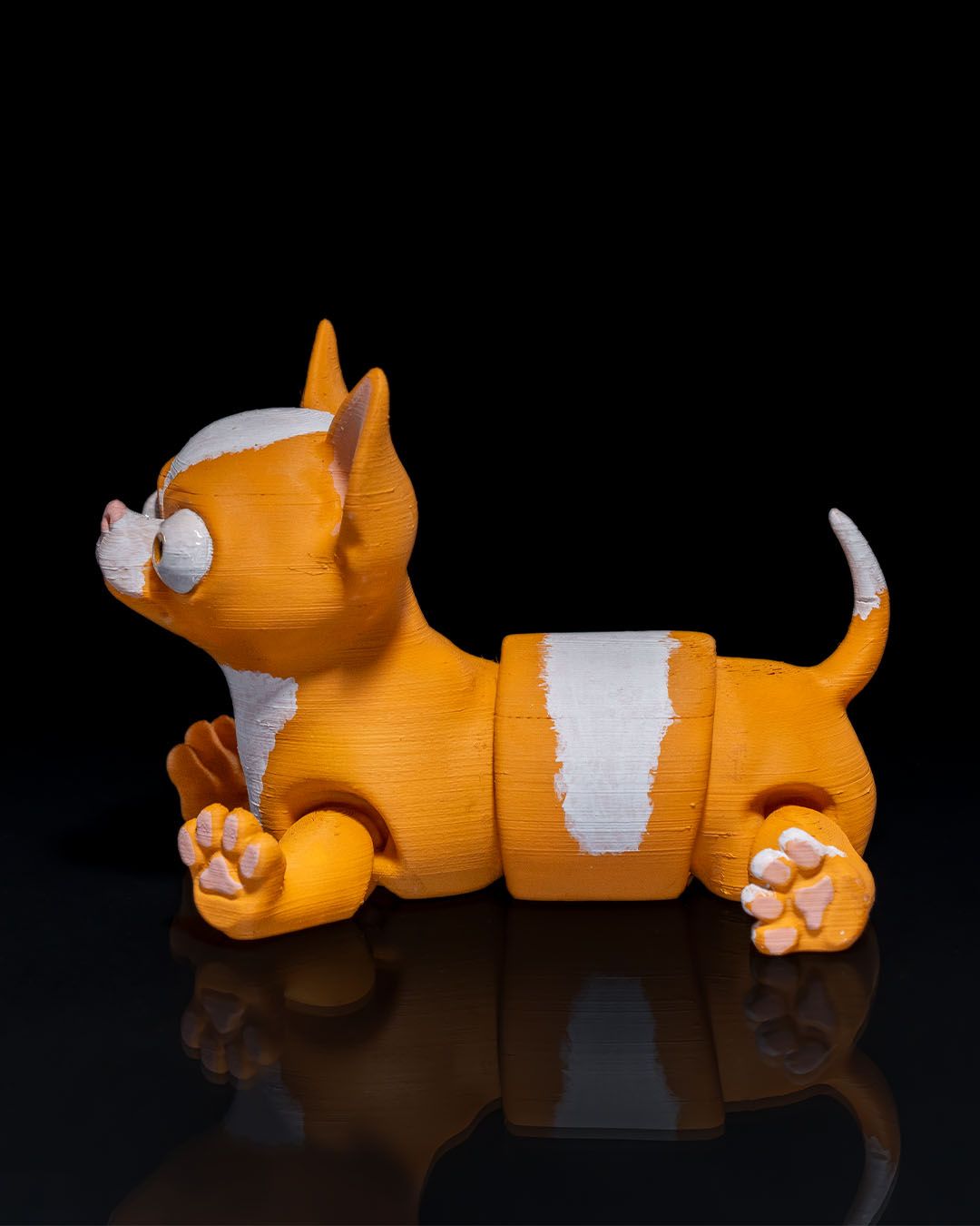 Richard Chihuahua Hund Bewegliches Spielzeug 15CM
