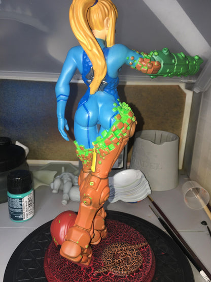 Metroid Samus Aran Figur Samus Aran Objekt Groß 25CM