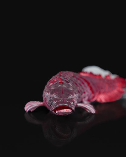 Arapaima Pirarucu Fisch Dekoration Roter Fisch Bewegliches Spielzeug 20CM