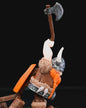 Skaninavischer Axtwerfender Wikinger-Zwerg Actionfigur