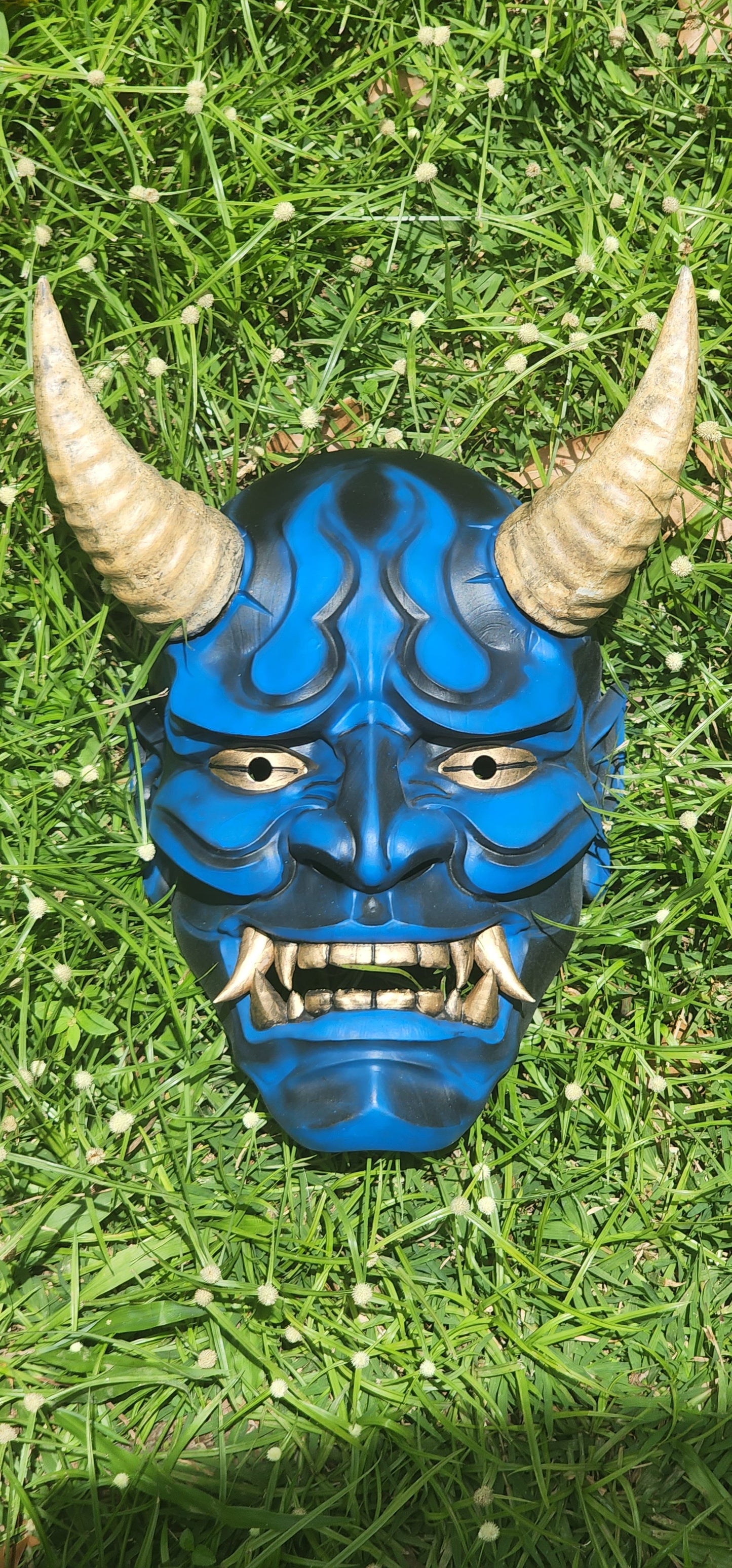 Halloween Traditionelle japanische Hannya-Maske Oni-Maske Samurai-Maske Riese
