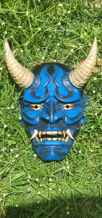 Halloween Traditionelle japanische Hannya-Maske Oni-Maske Samurai-Maske Riese