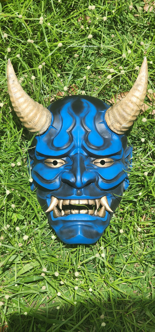 Cadılar Bayramı Geleneksel Japon Hannya Maskesi Oni Maskesi Samuray Maskesi Dev