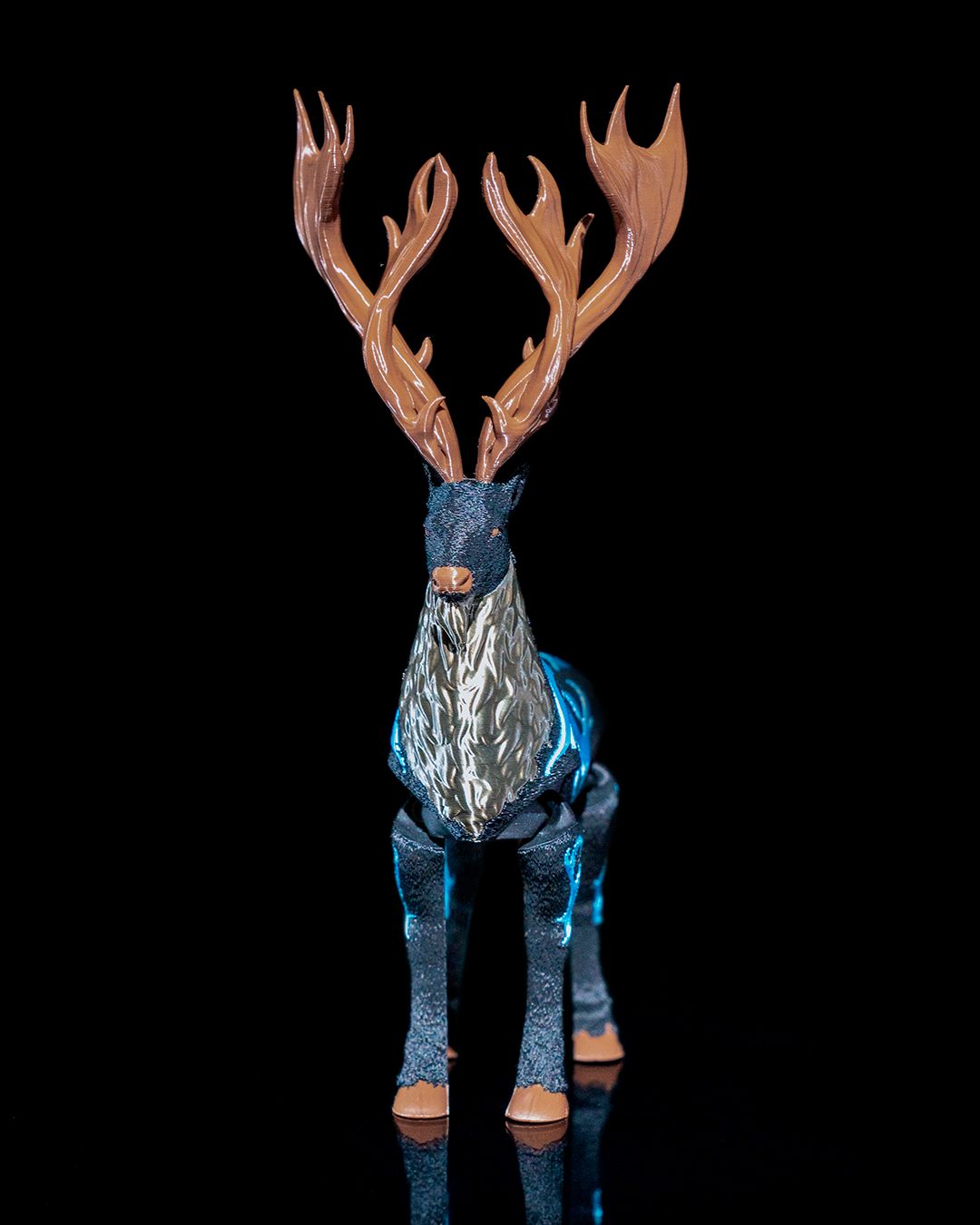 Waldhüter Bewegliche Rentierfigur 20 cm (Riesengröße)