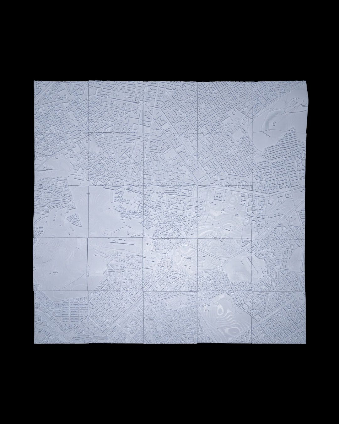 Athen 3D Stadtbild Deko Minimalistisches Wandbild Athen Bild 15