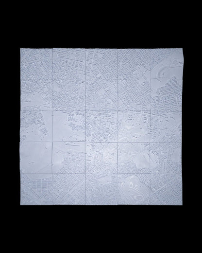 Athen 3D Stadtbild Deko Minimalistisches Wandbild Athen Bild 15