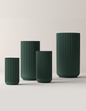 Rome Moderne Vase Groß 25 CM Dekorativer Hartplastik Rome Vase 3er Set