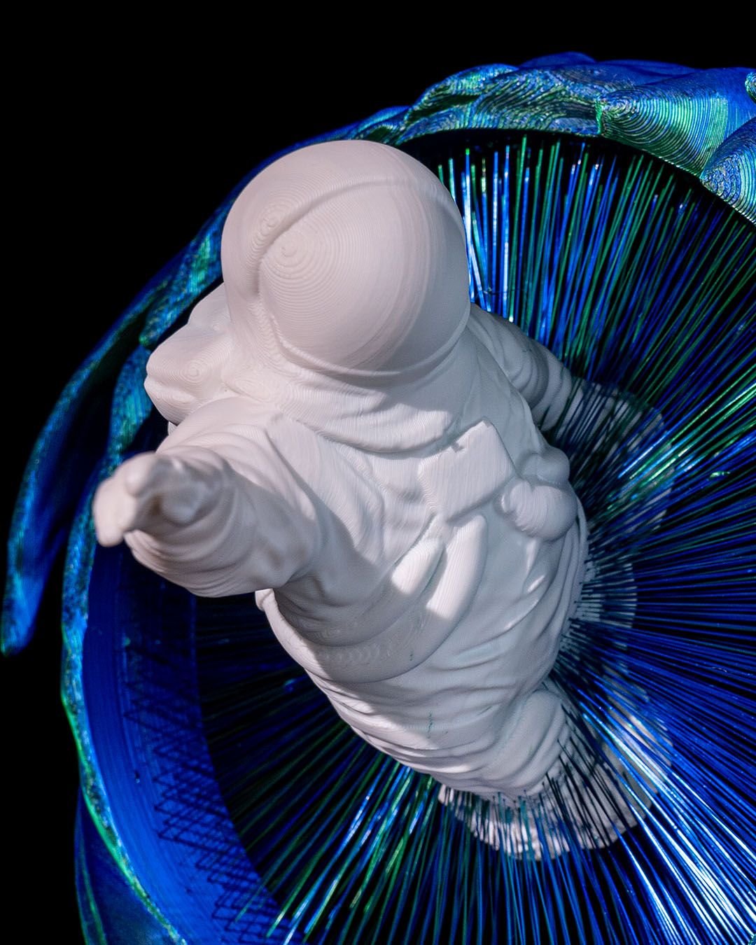 Interstellar Astronaut Raum Dekorative Figur Weltall Desktop Figur 18CM