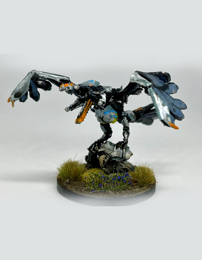 Horizon Zero Dawn Glinthawk Figur Horizon Zero Dawn Glanzfalke Groß 2