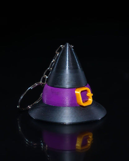 Halloween Hexenhut Schlüsselanhänger Taschenanhänger mit Kette