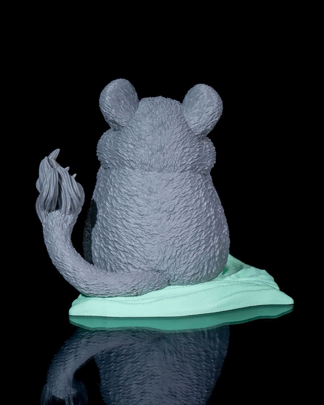 Schlafendes Chinchilla Dekorative Figur 14CM
