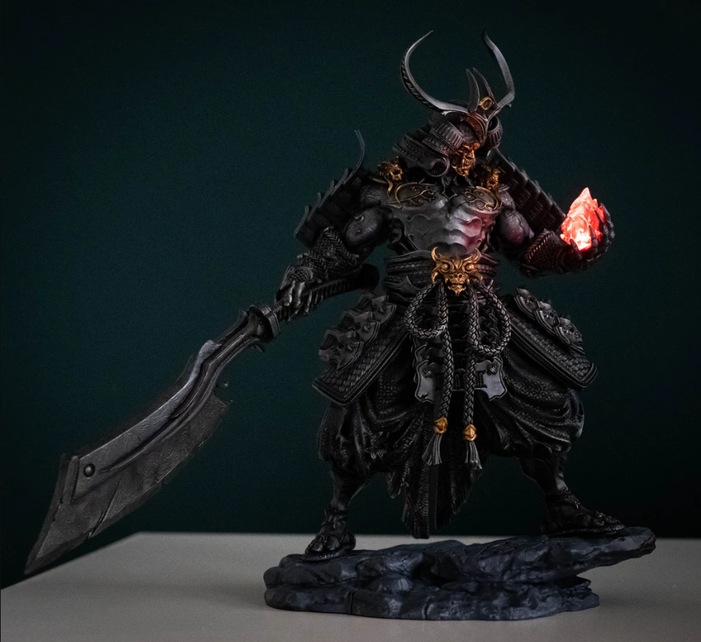The Ancestors Tenjin Ninja Samurai Figur Fluchgelehrte Samurai Figur Groß