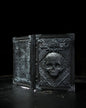 Notizbuchhülle mit Totenkopfmotiv, personalisiert, Notizbuchschutz, personalisierte Notizbuchhülle A4