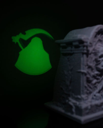 Halloween Grabstein LED-Licht 11 Schatten Halloween Grabstein LED-Lampe