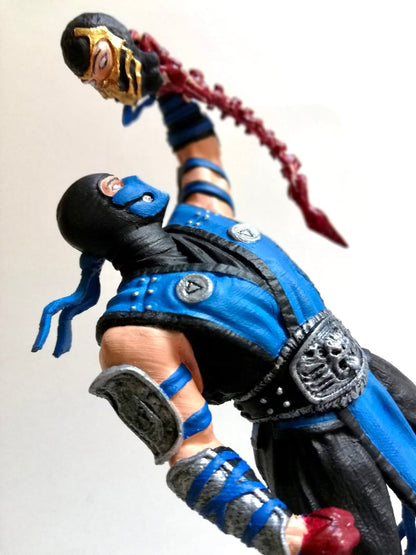 Mortal Kombat Subzero Fatalaty Figur Mortal Kombat Sub Zero Objekt Groß 25CM