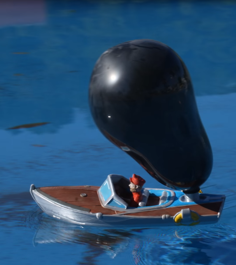Geschenk für Kapitän, schwimmendes Boot, Spielzeug, 18 cm