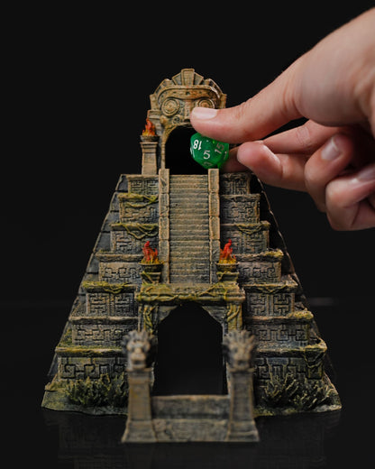 Antiker Tempel Dekorative Objekt Würfelturm 18CM