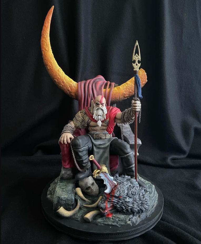God of War Kratos Figur God of War Alter Kratos Objekt 25CM Groß