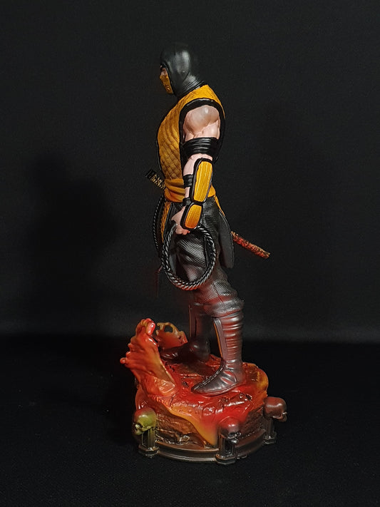 Mortal Kombat Scorpion Figür Mortal Kombat Scorpion Obje Büyük Boy 25CM